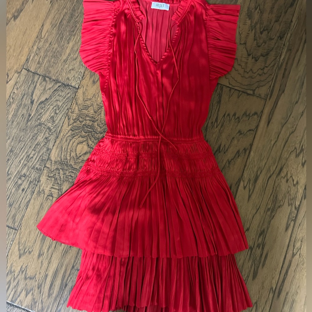 Elegant Red Mini Dress